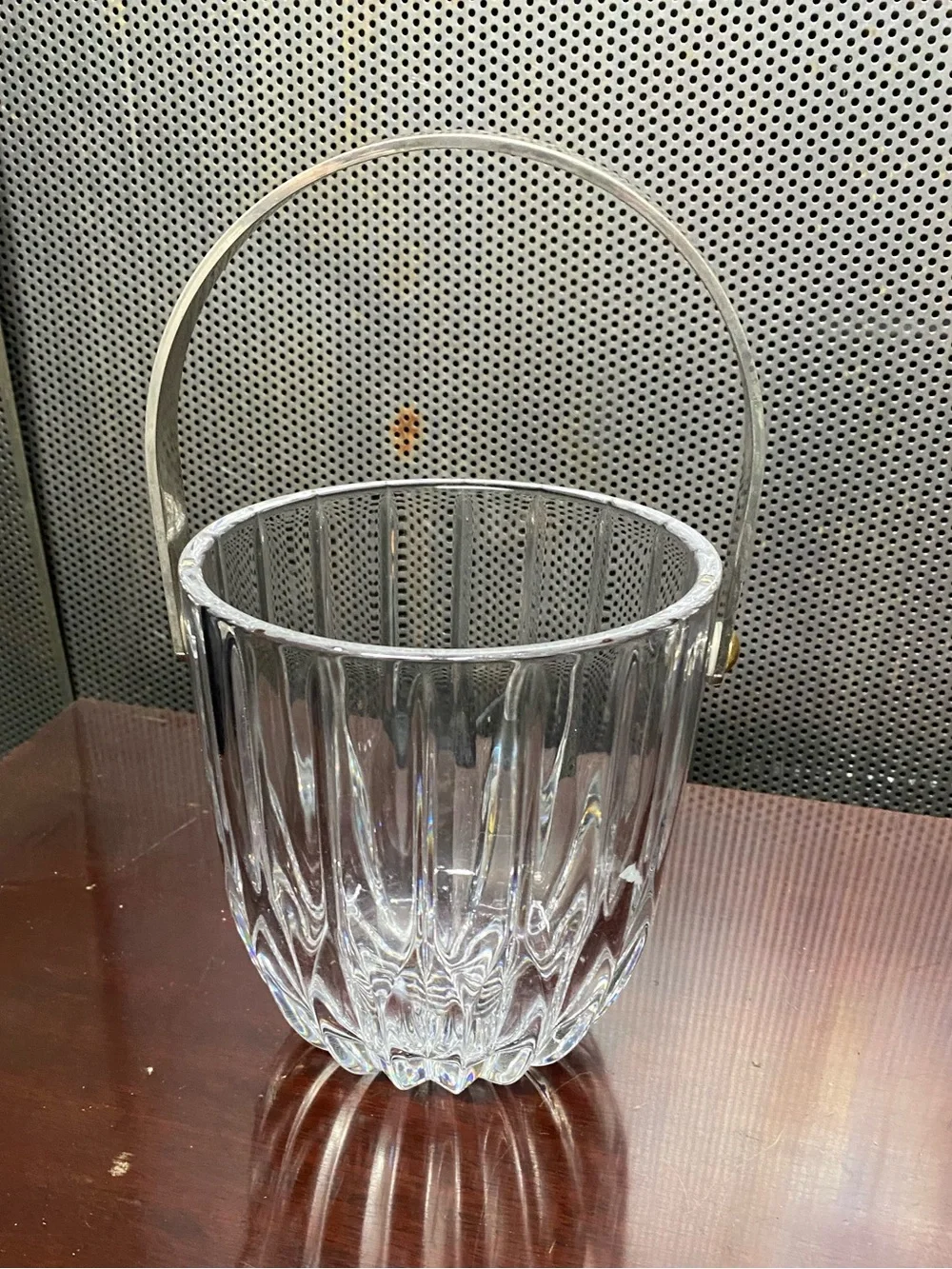 Rare Vintage Stardust Casino Las Vegas Cut Crystal Ice Bucket